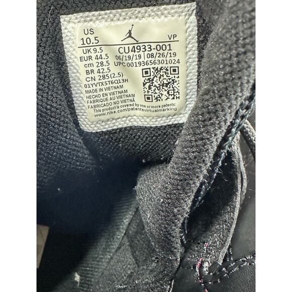 Nike Air Jordan True Flight Shoes Black University Red CU4933-001 Mens Size 10.5 - Picture 7 of 7